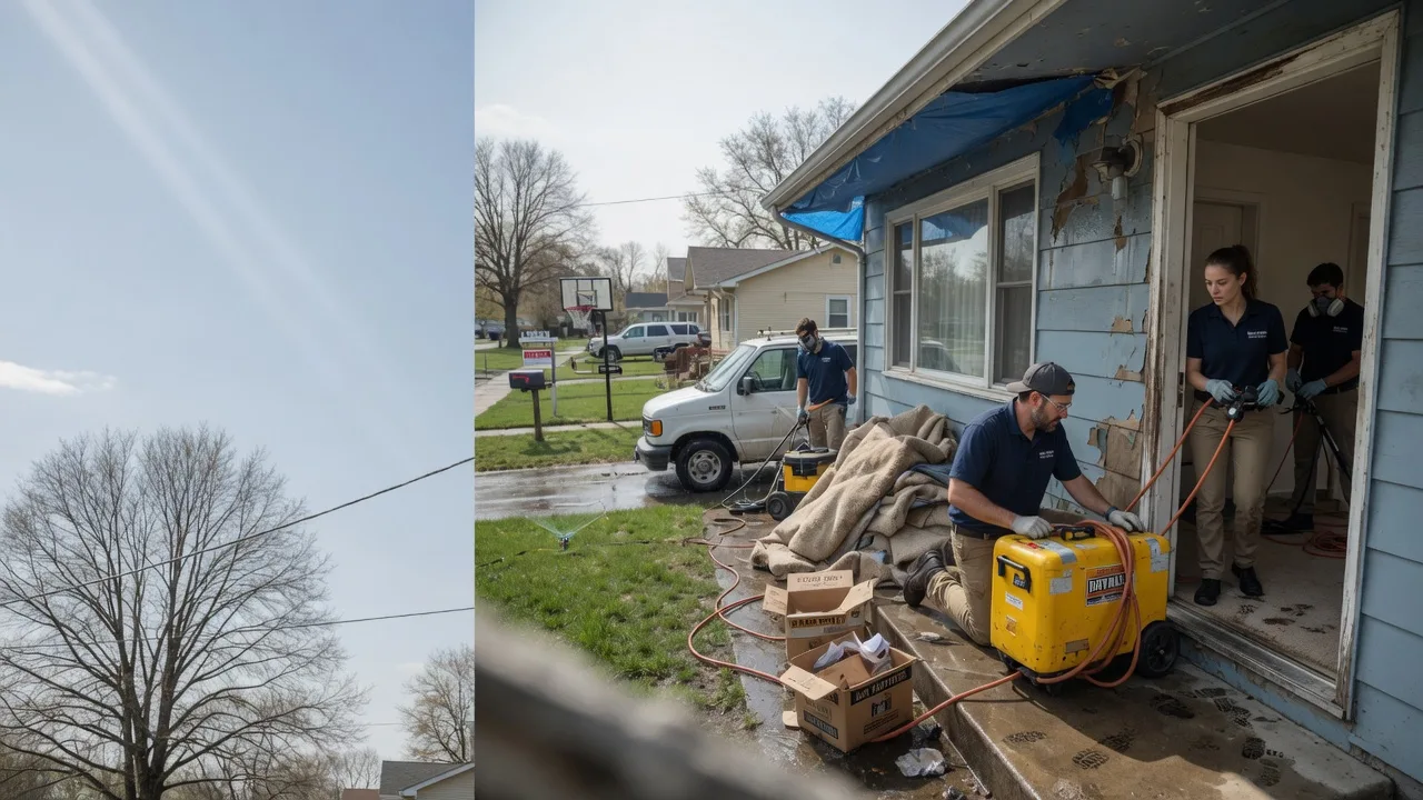 Basement Flood Cleanup in Holcomb, KS near me